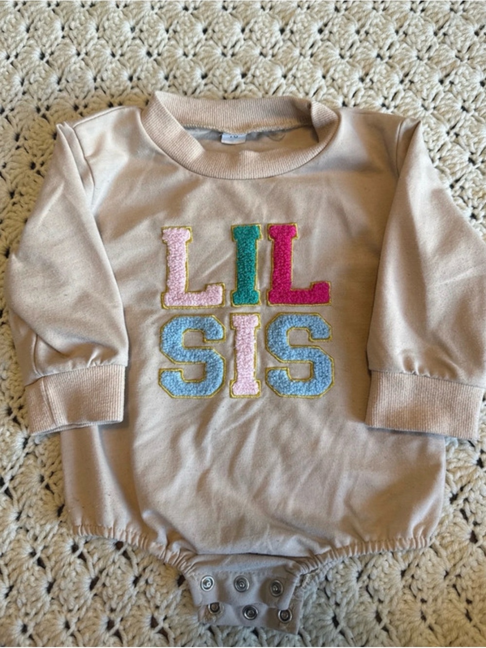 “Lil Sis” onesie